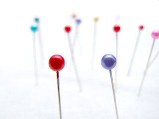 people diversiti concept with tailor needles