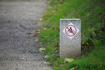 interdiction de faire du vélo