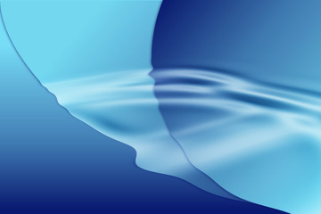 stock image of aqua presentation template