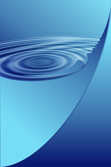 stock image of aqua presentation template
