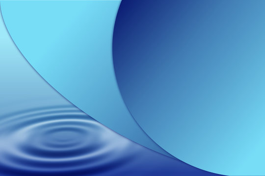 stock image of aqua presentation template