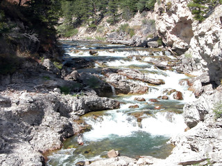 natural bridge falls - boulder river
