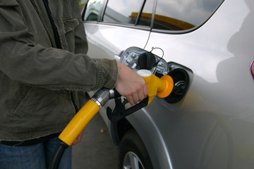 filling up with fuel