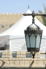 Fototapeta na wymiar old arabic lamp, dubai
