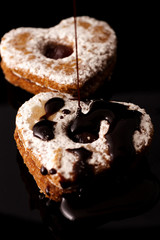 heart shaped cookies