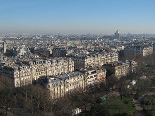 Fototapeta na wymiar blick auf paris