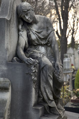 Fototapeta na wymiar cimetière 1 - couleur