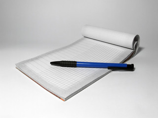 notepad & pen