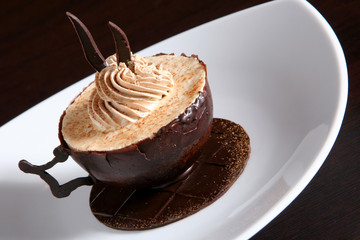 dessert chocolate detail