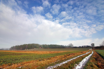 Fototapeta na wymiar countryside scenery - fall/winter