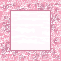 background with roses