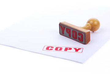 copy rubber stamp