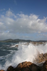 coup de vent dans les bouches de bonifacio