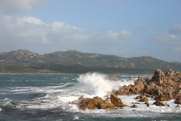 coup de vent dans les bouches de bonifacio