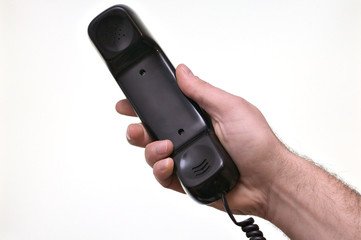 hand holding phone