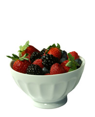 bowl of a variety of berries
