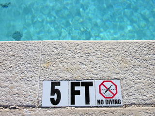 no diving