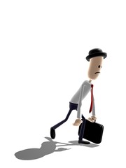 weary businessman