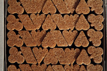 boîte de sucre roux