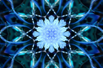 stock image of winter kaleidoscope