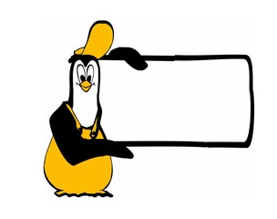 penguin with 