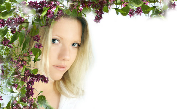 beauty - blume - frau