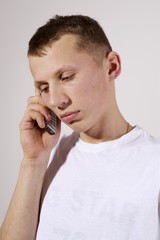 talking on the mobile