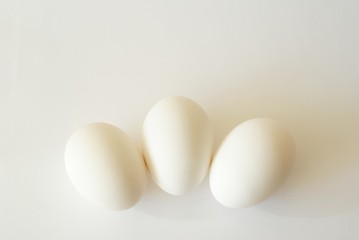 three eggs