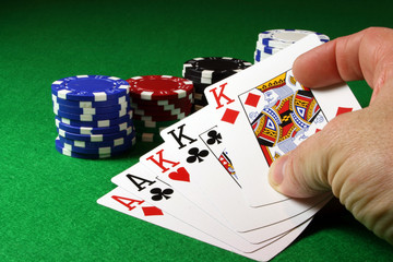full house in the hand