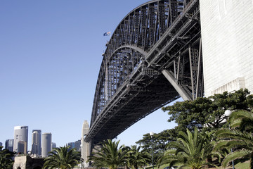under the sydney harbour bridge