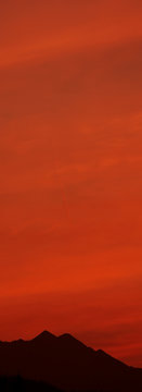 red sunset