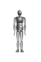 mannequin en métal froid, aluminium