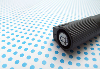 hilighter on dotted background macro