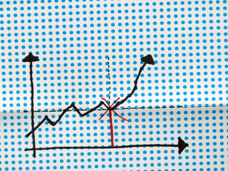stock graph drawing