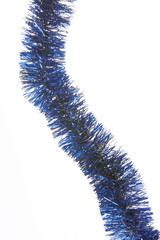 christmas decoration blue rain