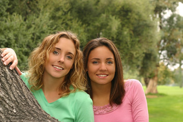 Fototapeta premium beautiful girls