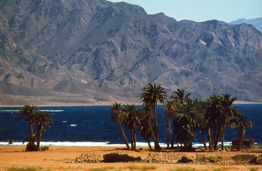 paysage d'aqaba (jordanie)