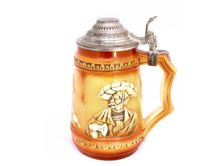 vintage beer mug