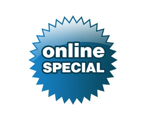 online special aqua button badges