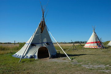 two tepees © Lorraine Swanson