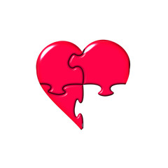 heart missing piece