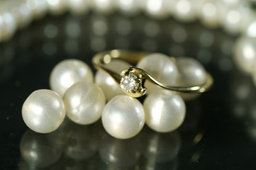 alliances et perles