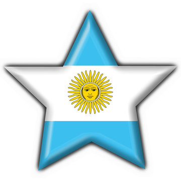 bottone stella argentino - argentina star flag