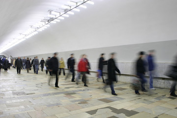 corridor crowd