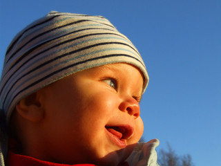 baby sonnenaufgang