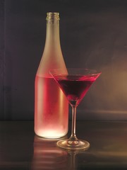 new year greetings with champagne toast