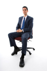 on the chair