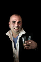 male casual on black