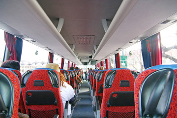 tourist bus interior