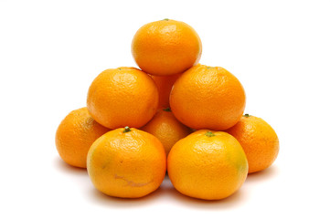 tangerines in piramide